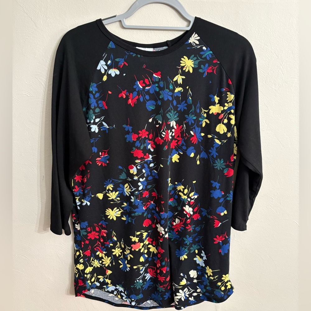 Floral Long Sleeve Top XL